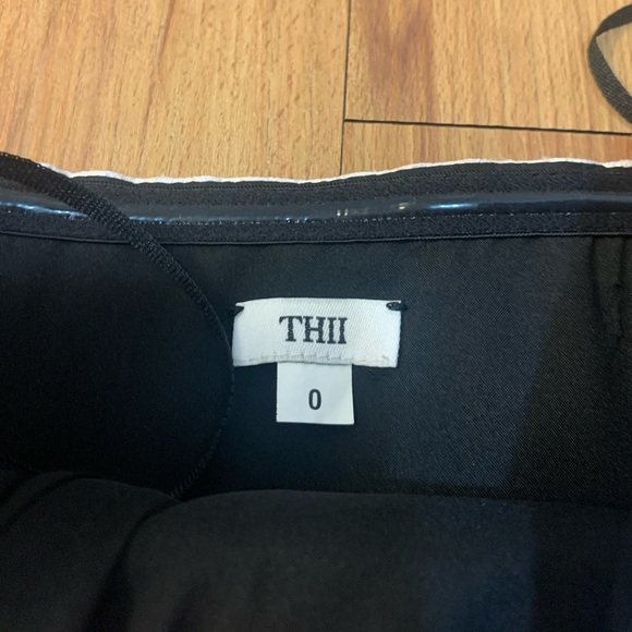 THII Black Stripe Strapless Cocktail Dress - Picture 10 of 16